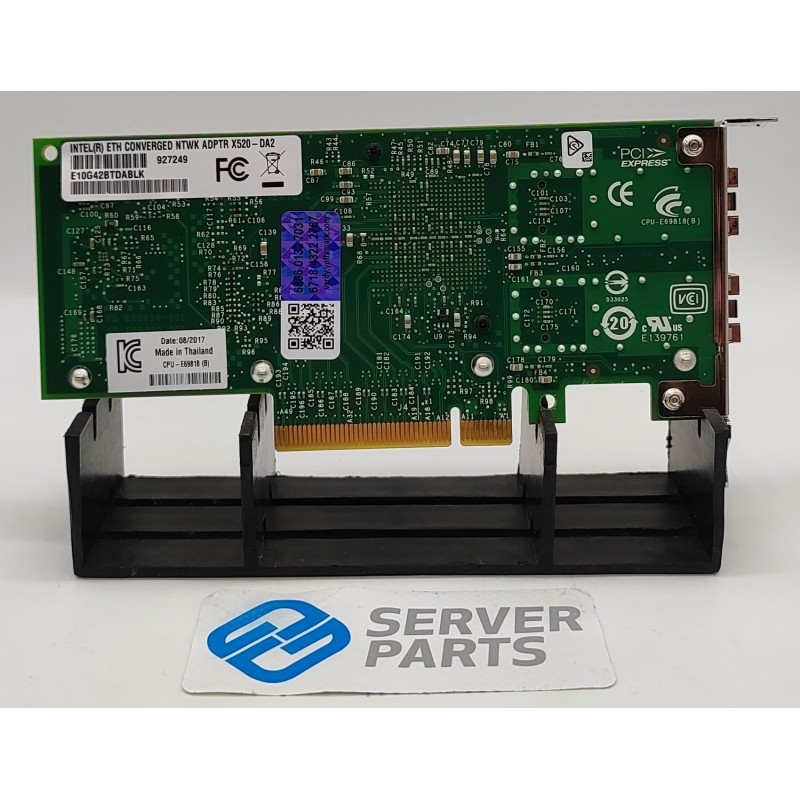 Intel X520-DA2 10GbE Dualport PCIe LP E10G42BTDABLK