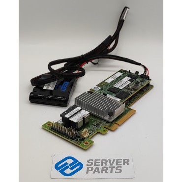 IBM ServeRaid M5210 RAID Controller med Cache + Batteri 46C9111 utan bracket